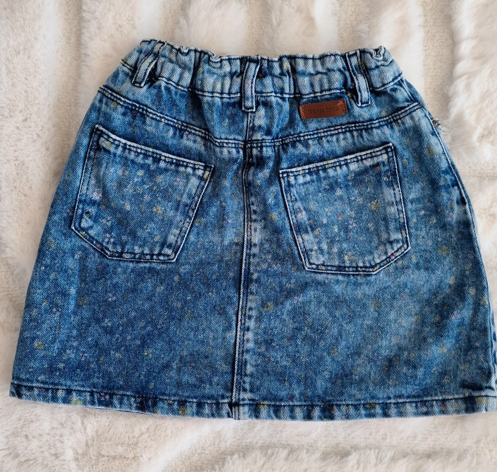 Saia jeans feminina Tape à l’üeil  8 anos (128 cm)  Muito bom estado – photo 8